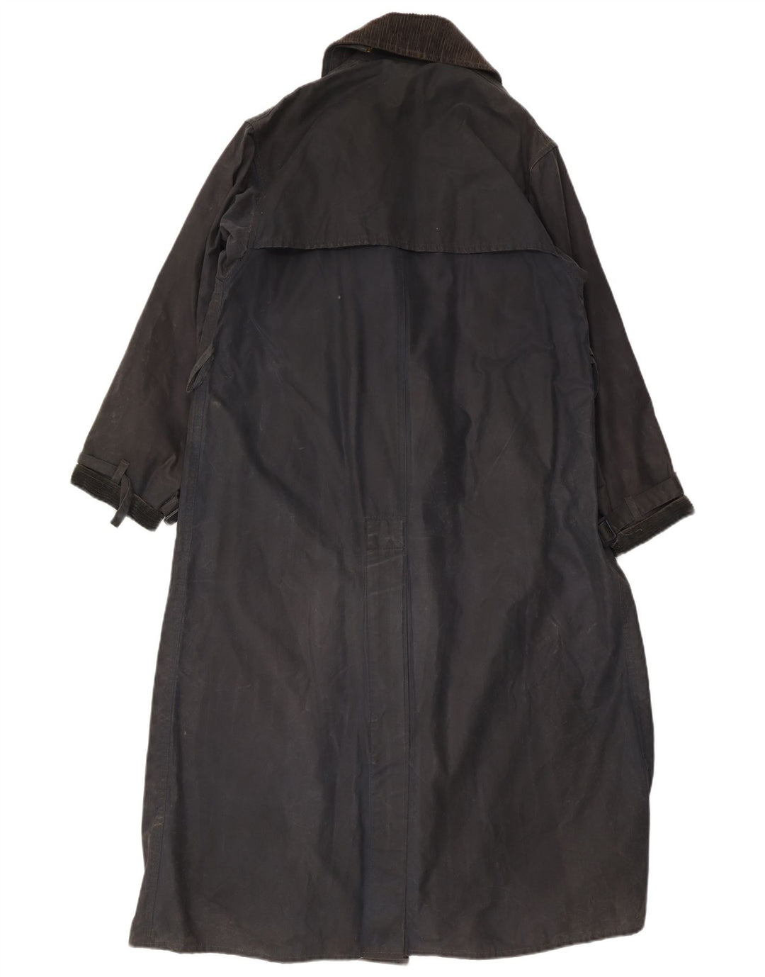 Barbour Abrigo de algodón encerado para mujer Reino Unido 12 Algodón azul marino mediano