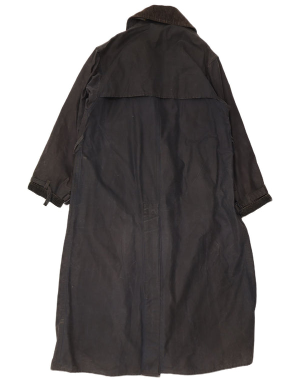 Barbour Abrigo de algodón encerado para mujer Reino Unido 12 Algodón azul marino mediano