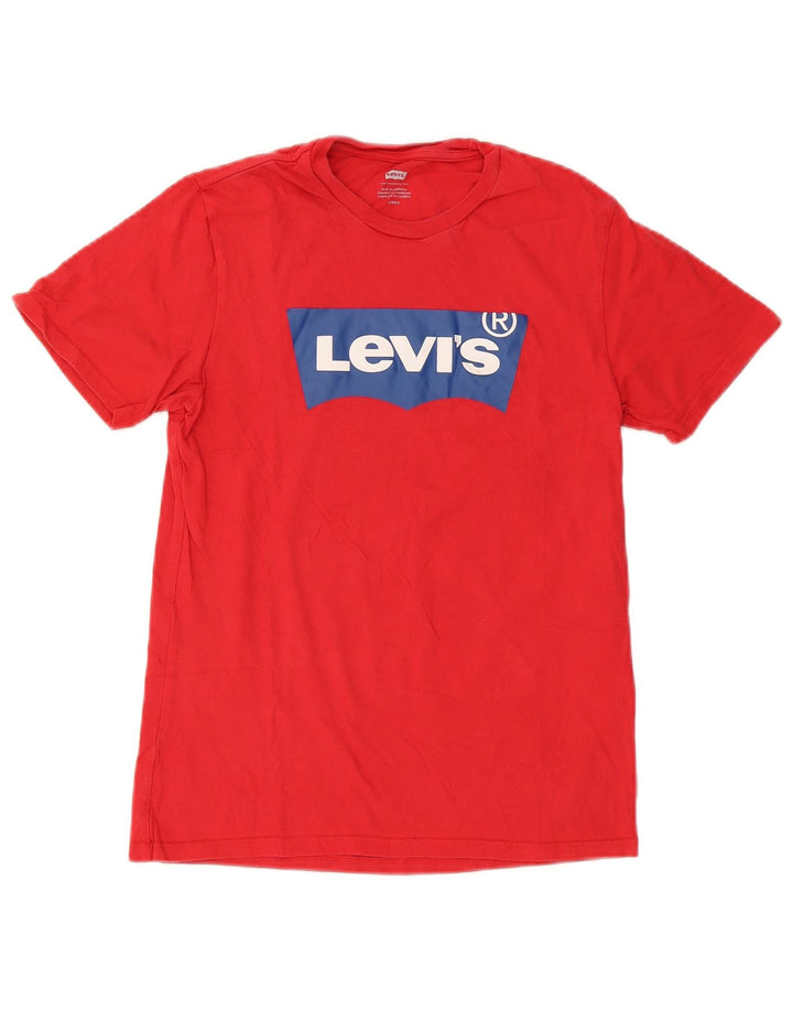 Levi's Camiseta gráfica para hombre Top Small Rojo