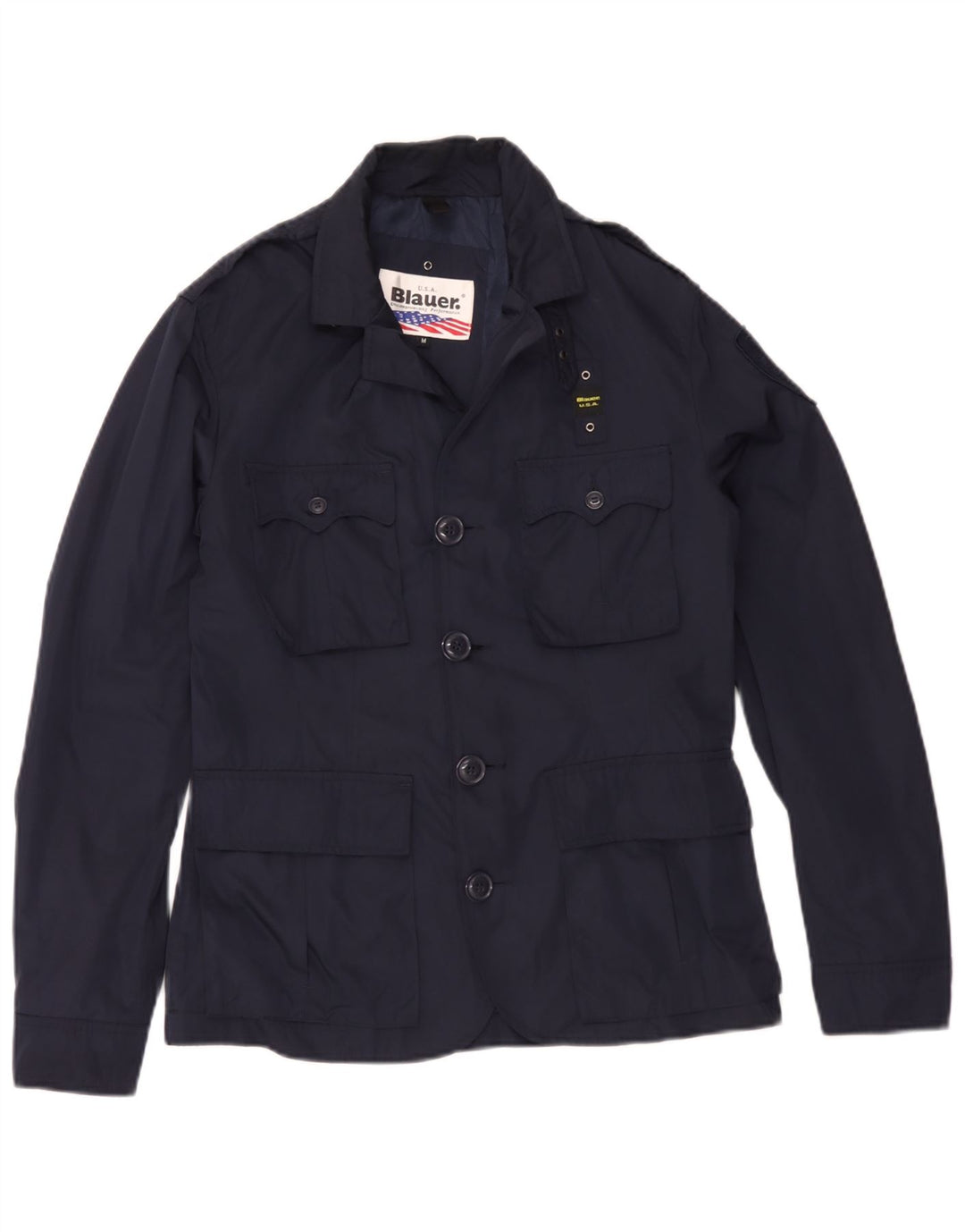 Blauer Chaqueta militar para hombre UK 38 Medium Azul marino