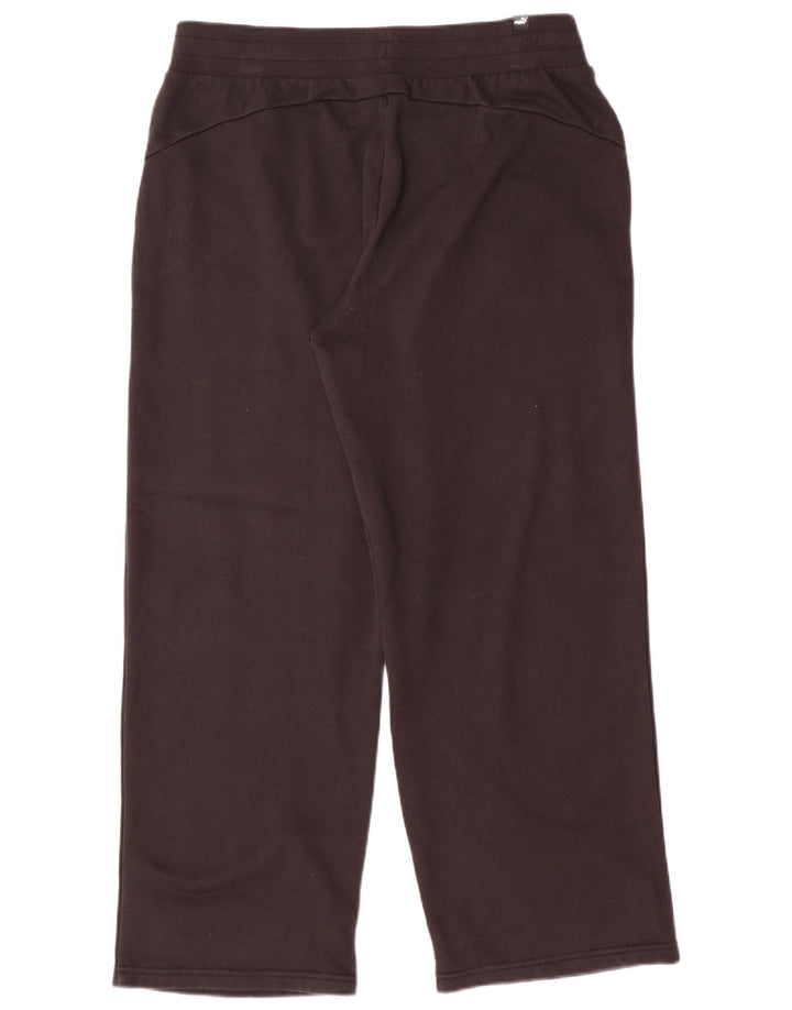 Puma - Pantalón cortavientos para mujer, talla 40, talla grande, algodón negro