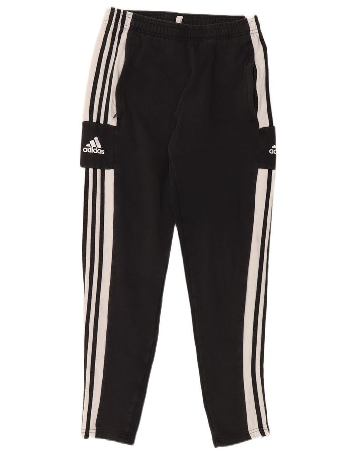 Pantalones de chándal ADIDAS para hombre, algodón negro mediano