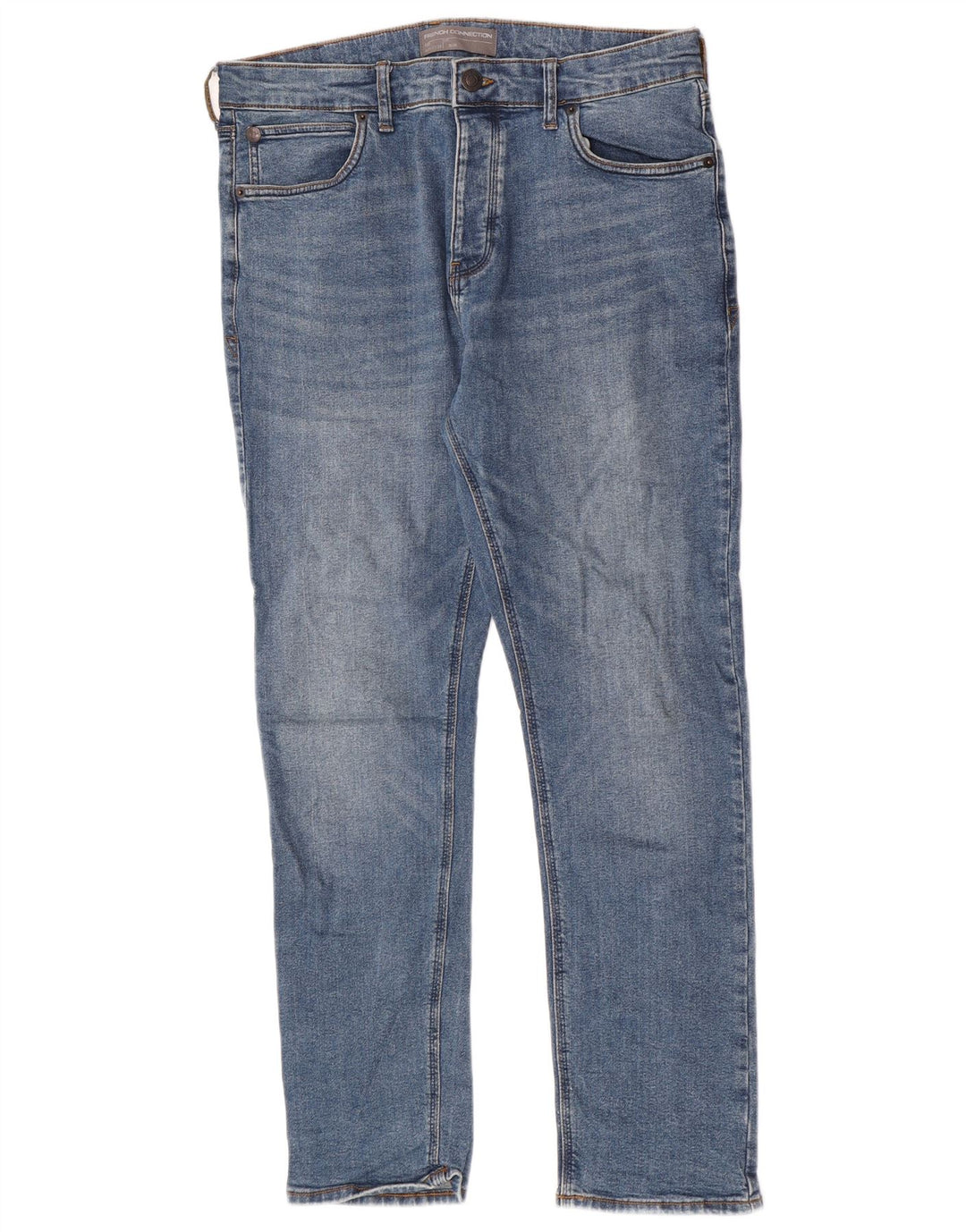 French Connection Vaqueros ajustados para hombre W34 L30 Algodón azul