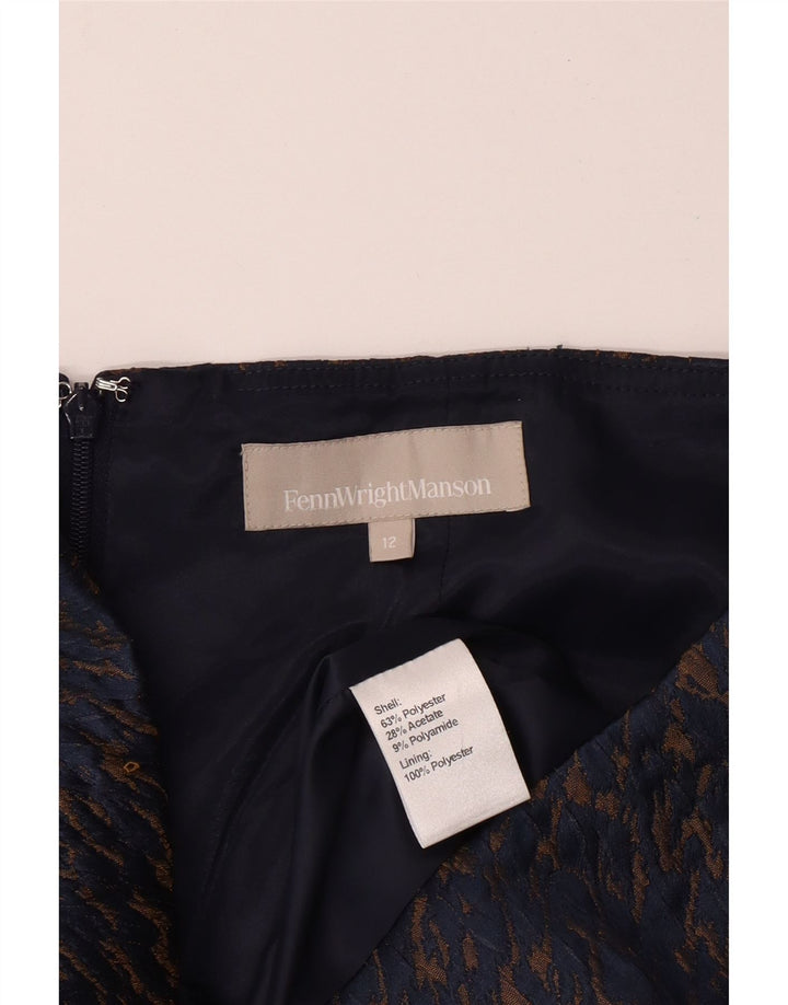 FENN WRIGHT MANSON Womens Straight Skirt UK 12 Medium W30  Navy Blue
