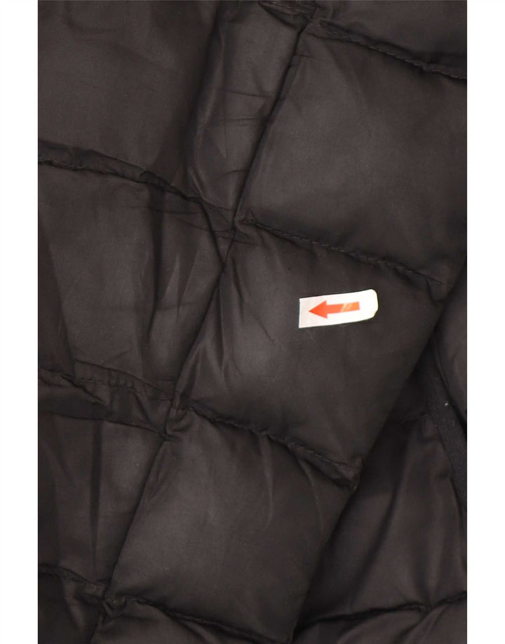 French Connection Chaqueta acolchada con capucha para hombre UK 40 Large Negro