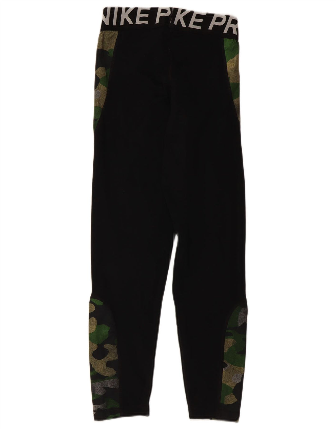 Nike Leggings gráficos para mujer UK 4 XS Negro Camuflaje Poliéster