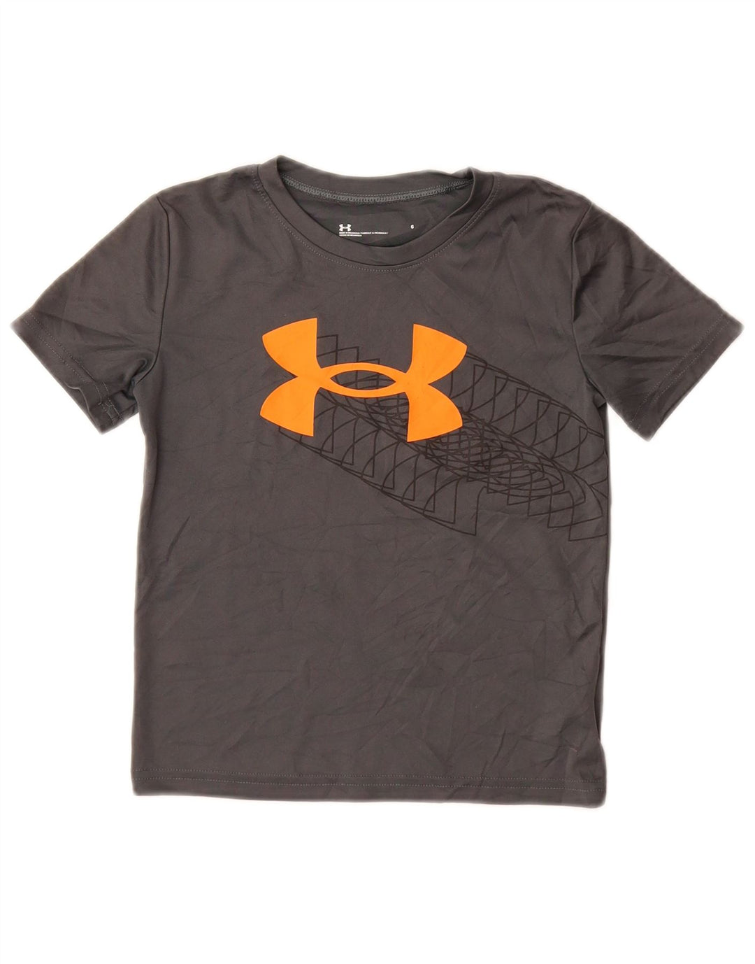 UNDER ARMOUR Camiseta gráfica para niño 5-6 años Gris Poliéster
