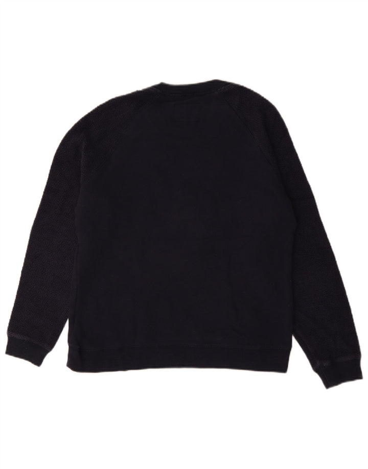 Superdry Sudadera Gráfica para Mujer Jersey UK 44 Mediano Azul Marino Algodón
