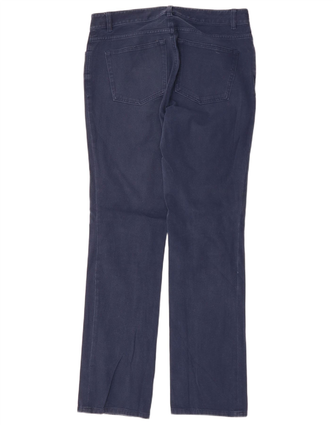 CHAPS Pantalones casuales cónicos para mujer US 8 Medium W32 L32 Azul marino Algodón