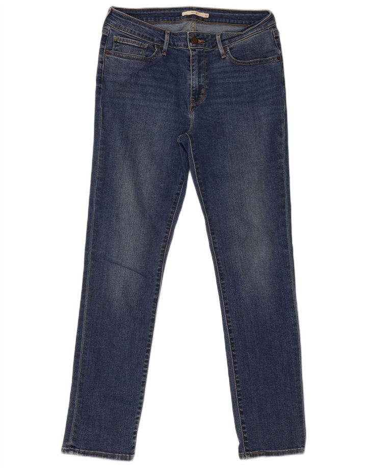 Levi's Mujer 711 Slim Jeans W32 L30 Algodón Azul