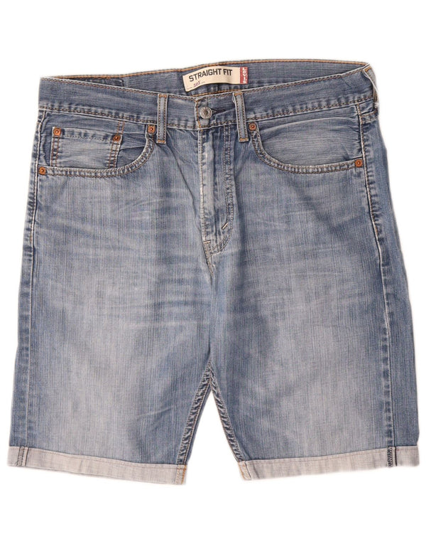 Levi's Mens 505 Shorts De Mezclilla W32 Algodón Azul Medio