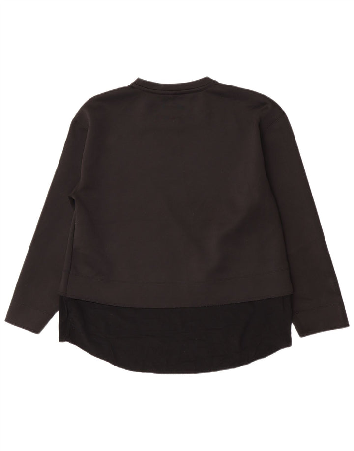 Dkny Sudadera para mujer Jumper UK 46 Grande Poliéster negro