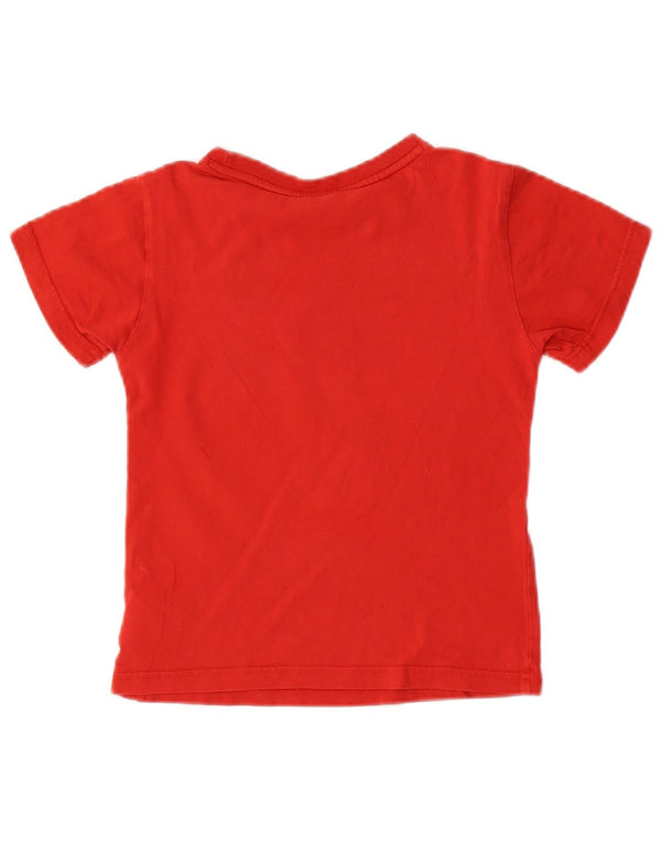 Adidas Camiseta gráfica para niños Top 7-8 años Rojo Algodón