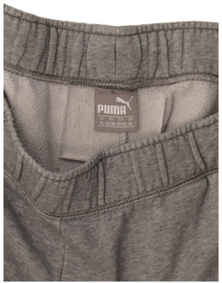 Puma Hombre Graphic Chándal Pantalones Joggers XL Gris