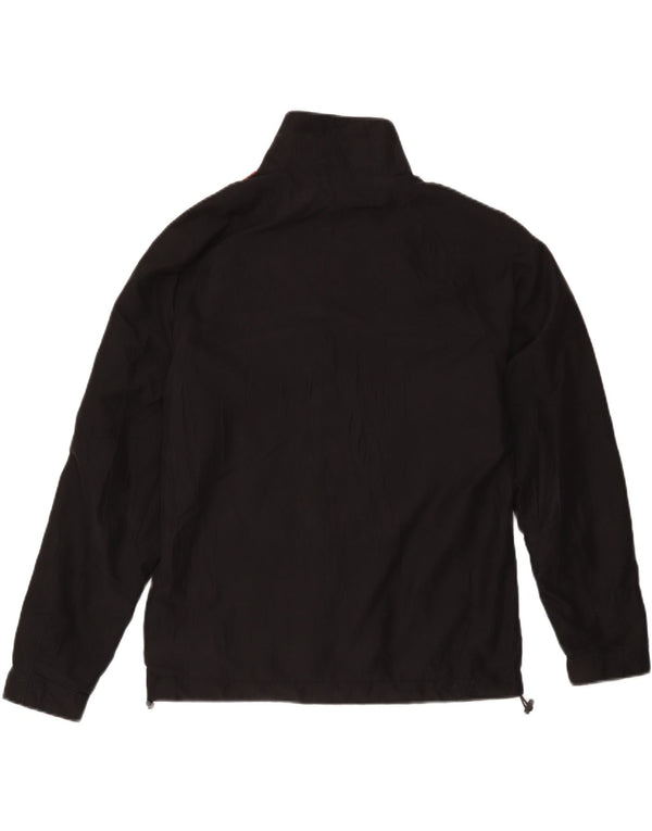 Fila - Chaqueta de chándal para hombre, poliéster a rayas, color negro mediano