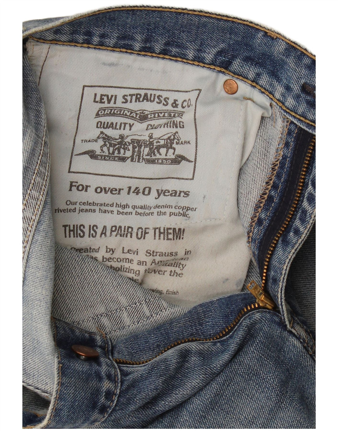 Levi's Hombre Shorts De Mezclilla W30 Azul Medio