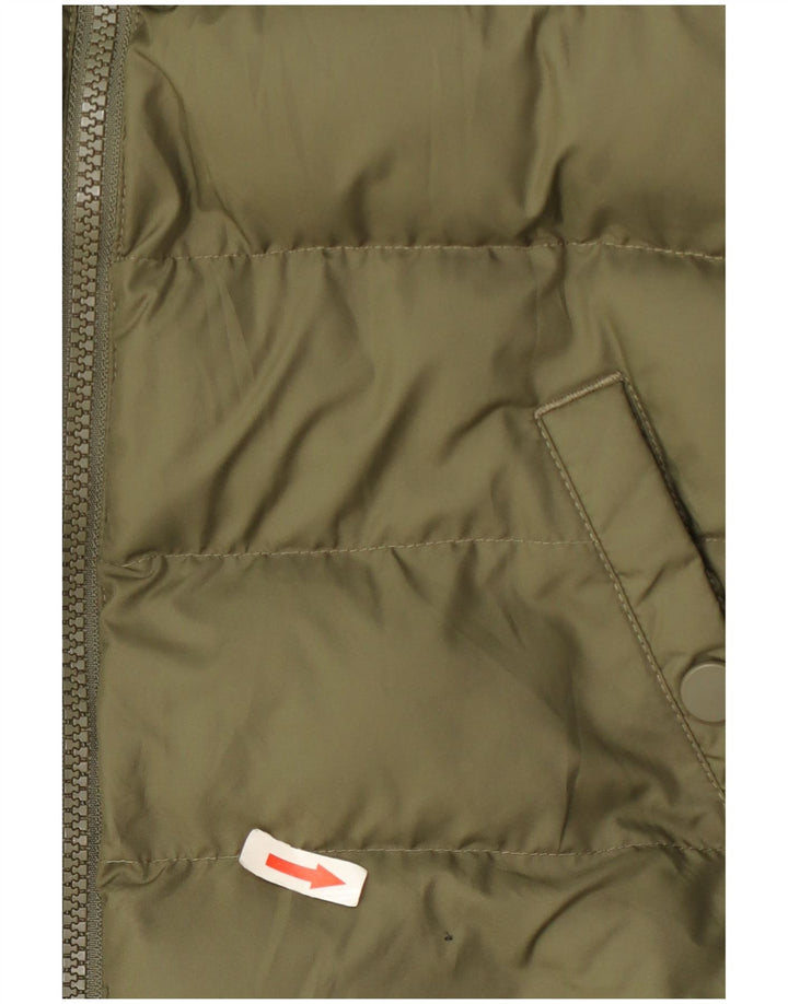 Nike Chaqueta acolchada con capucha para niños 10-11 años Mediana Caqui Poliéster