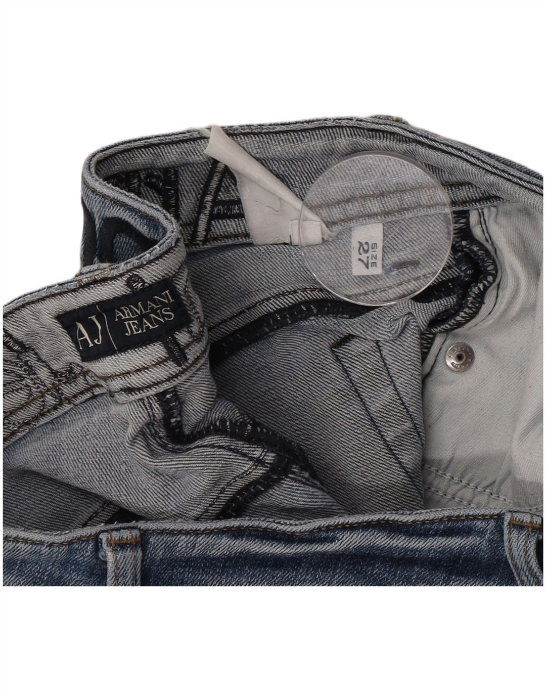 Vaqueros Armani Mujer Slim W27 L30 Azul
