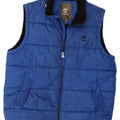 Timberland Chaleco acolchado para niño 13-14 años Small Azul Poliéster