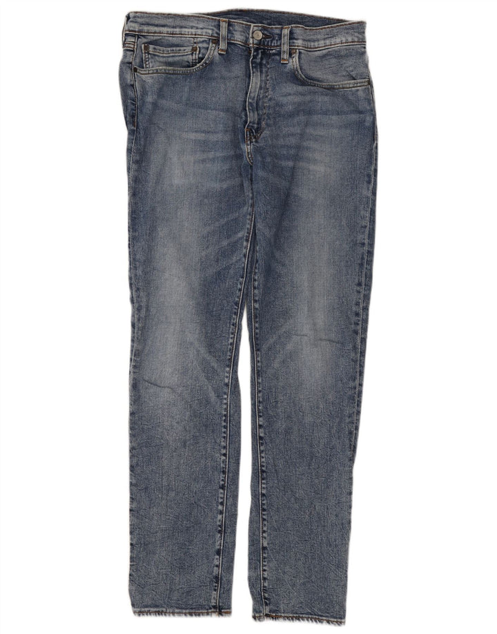 Levi's Hombre 511 Slim Jeans W34 L32 Algodón Azul