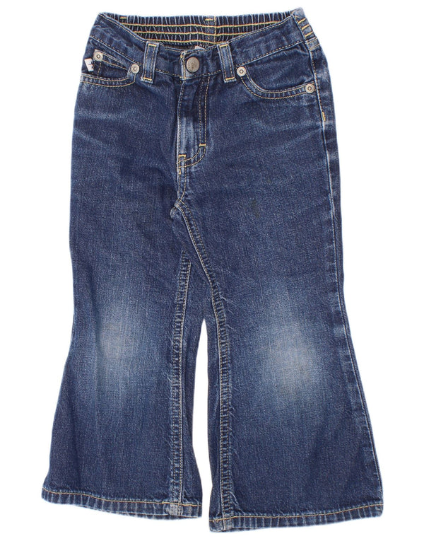 Tommy Hilfiger Vaqueros acampanados para niñas 2-3 años W20 L14 Algodón azul