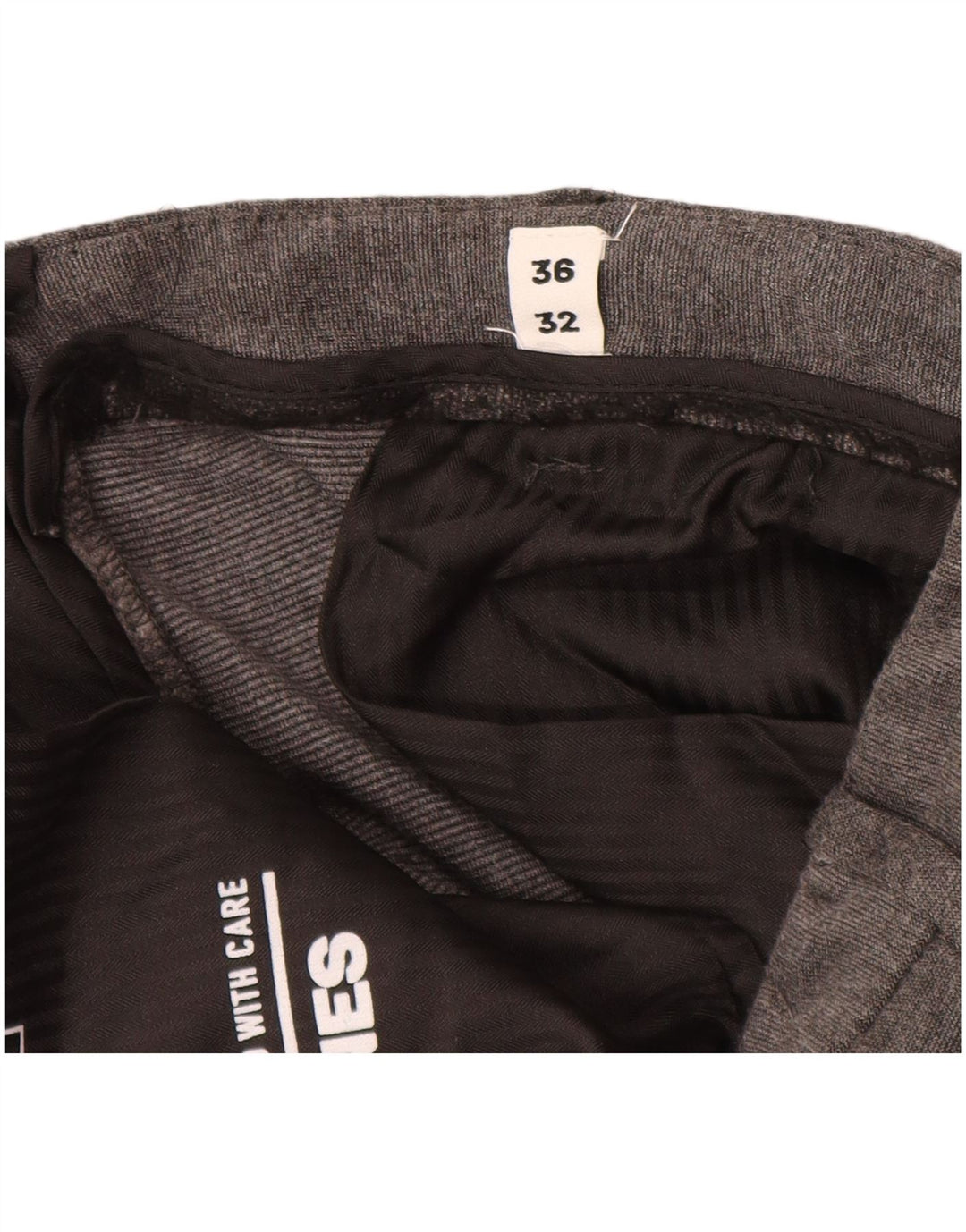 JACK & JONES Pantalón chino Marco Slim para hombre W36 L32 Viscosa gris