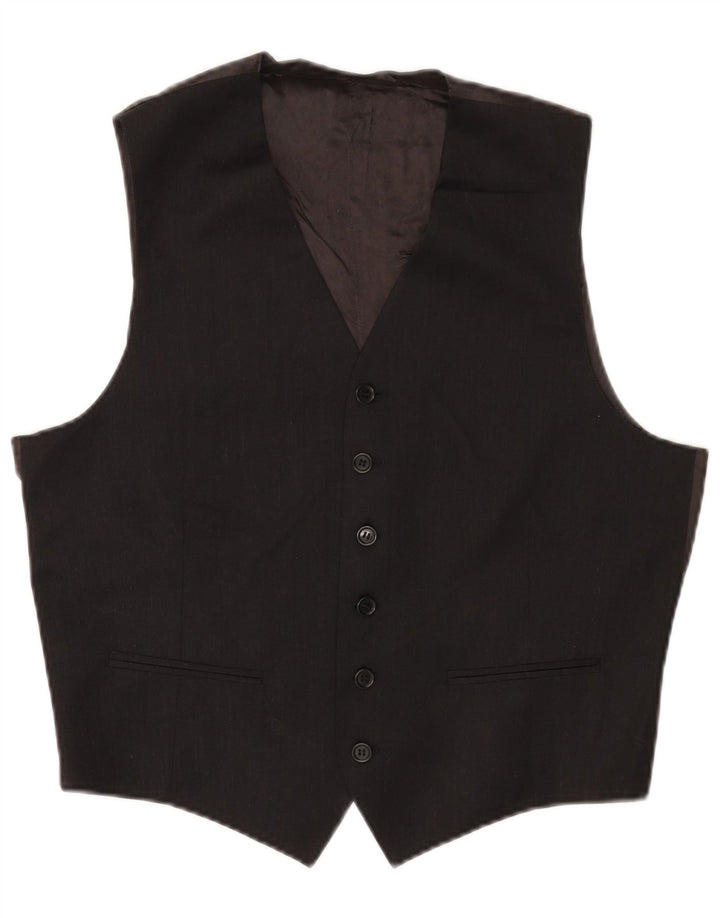 Chaleco vintage para hombre gris medio