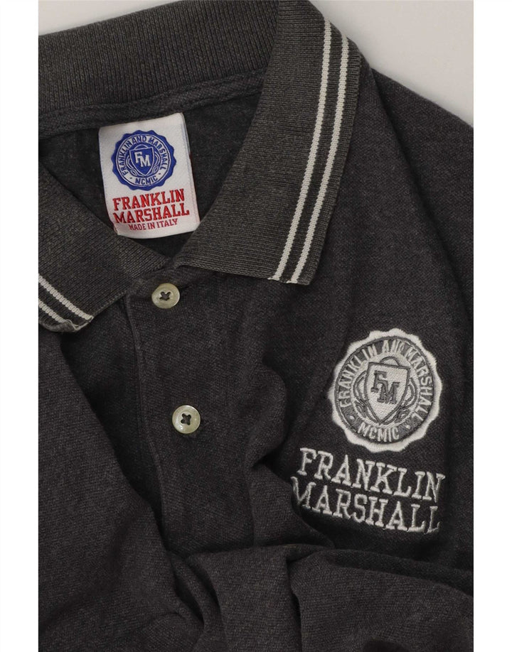 Franklin & Marshall Polo Gráfico para Hombre Gris Medio