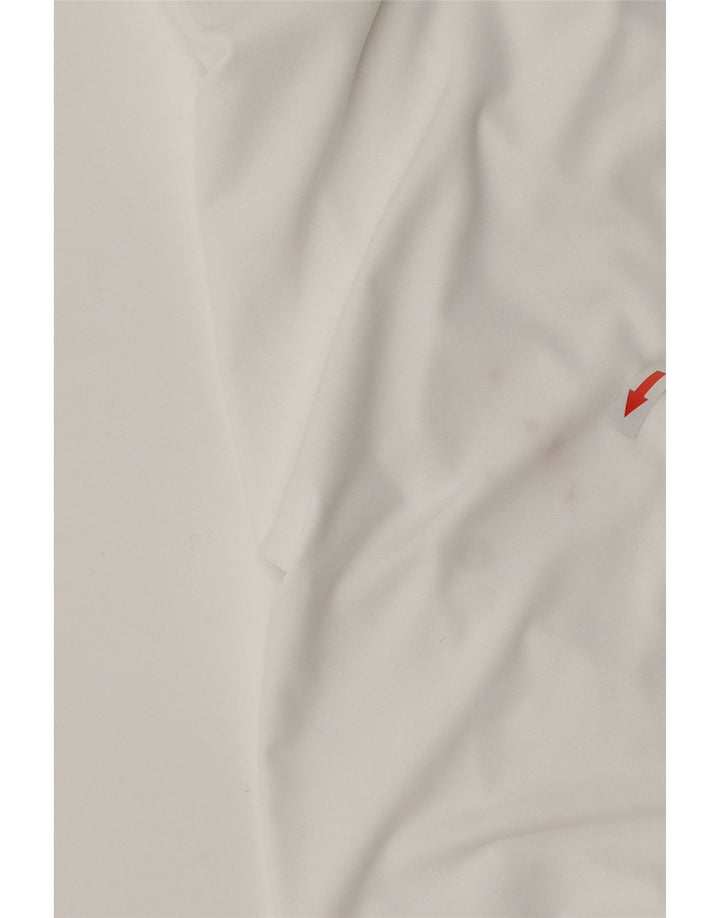 Adidas Mens Climalite Camiseta Top Medio Blanco Poliéster