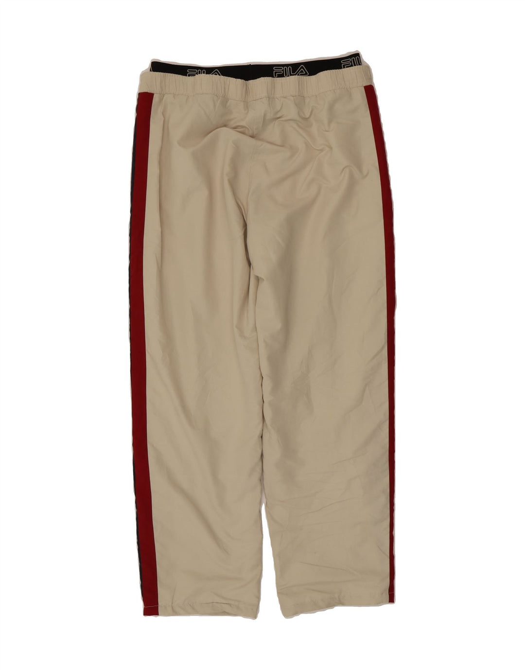 FILA Mens Tracksuit Trousers Medium  Beige Colourblock Polyester Vintage Fila and Second-Hand Fila from Messina Hembry 