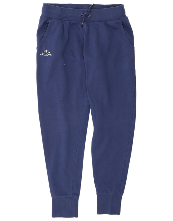 Kappa Hombre Pantalones De Chándal Joggers Large Azul Marino Algodón