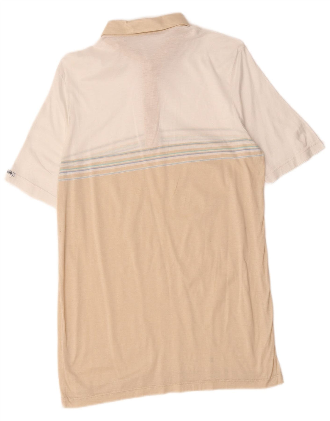Baila Polo Hombre Algodón Color Block Beige Pequeño