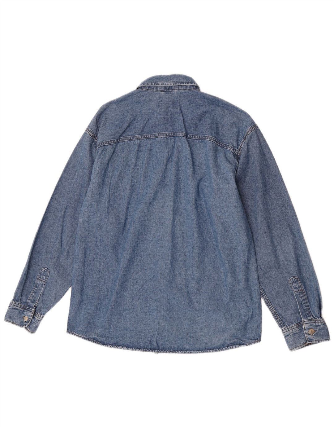 Jack & Jones Hombre Camisa Vaquera Grande Algodón Azul