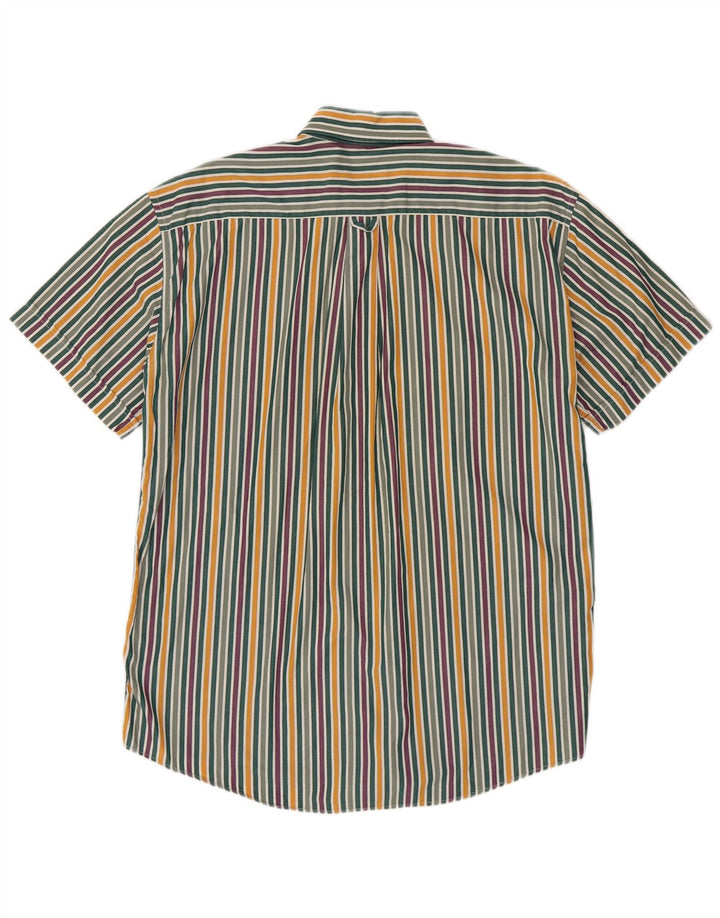 MISSONI Camisa Manga Corta Hombre Talla 38/39 Small Multicolor Rayas