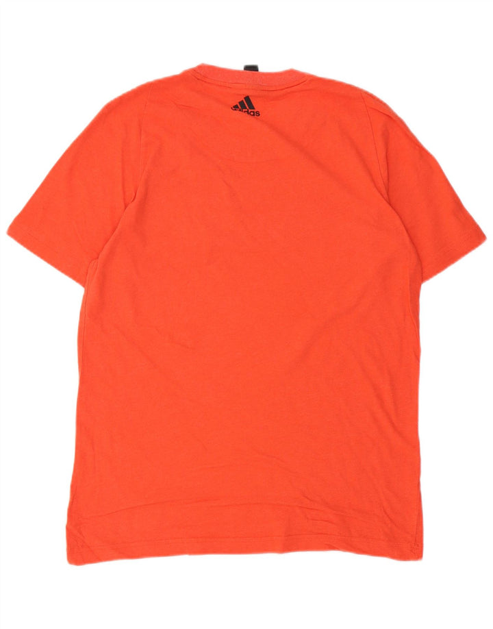 ADIDAS Camiseta gráfica para hombre Top Small Naranja