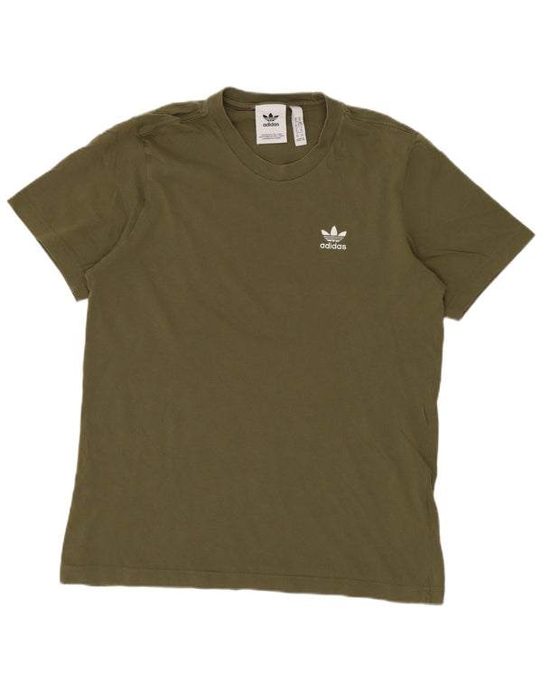 Adidas Hombre Regular Graphic Camiseta Top XS Algodón Caqui
