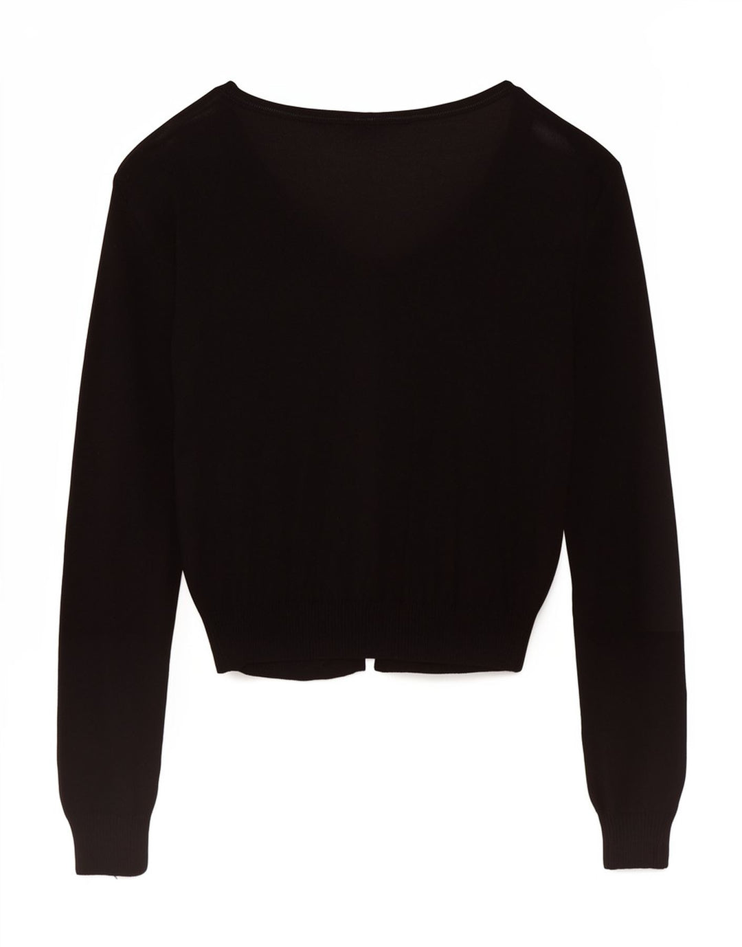 Max & Co. Womens Crop Cardigan Top UK 12 Medium Black