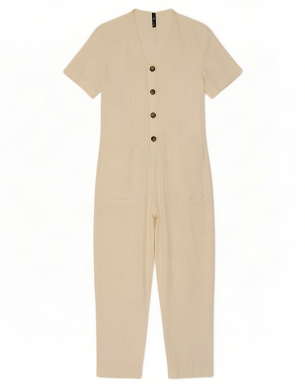 Zara Mujer Trafaluc Mono UK 10 Small Off White