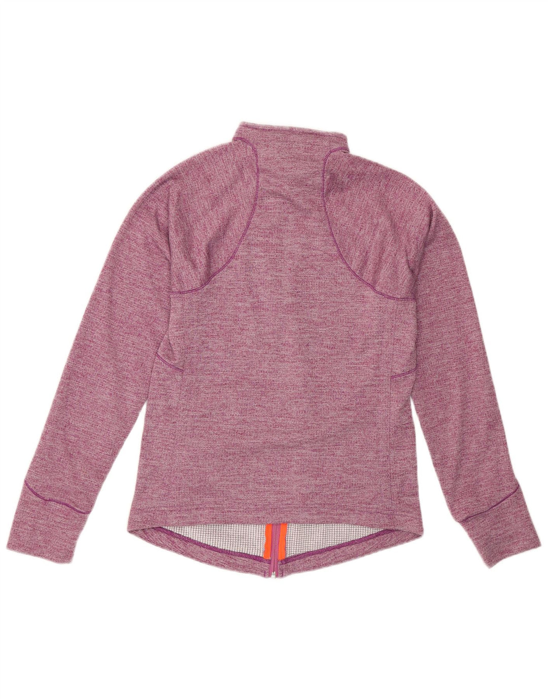 REEBOK Chaqueta de chándal para mujer UK 8/10 Small Púrpura Moteado Poliéster