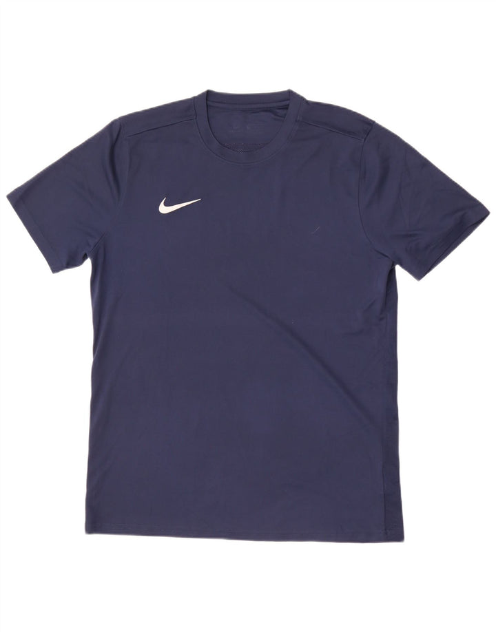 Camiseta Nike Dri Fit para hombre, talla grande, azul marino