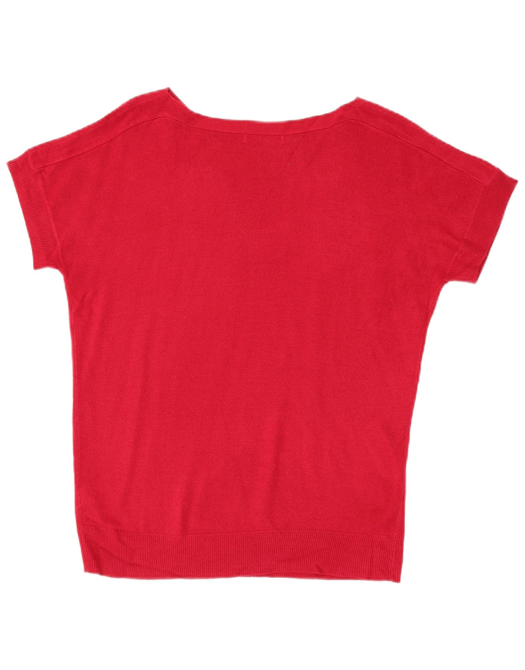 Marks & Spencer suéter con cuello barco para mujer, talla 40, talla M, color rojo