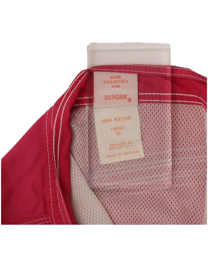 SUNDEK Bañador Hombre XL Nylon Rayas Rosa
