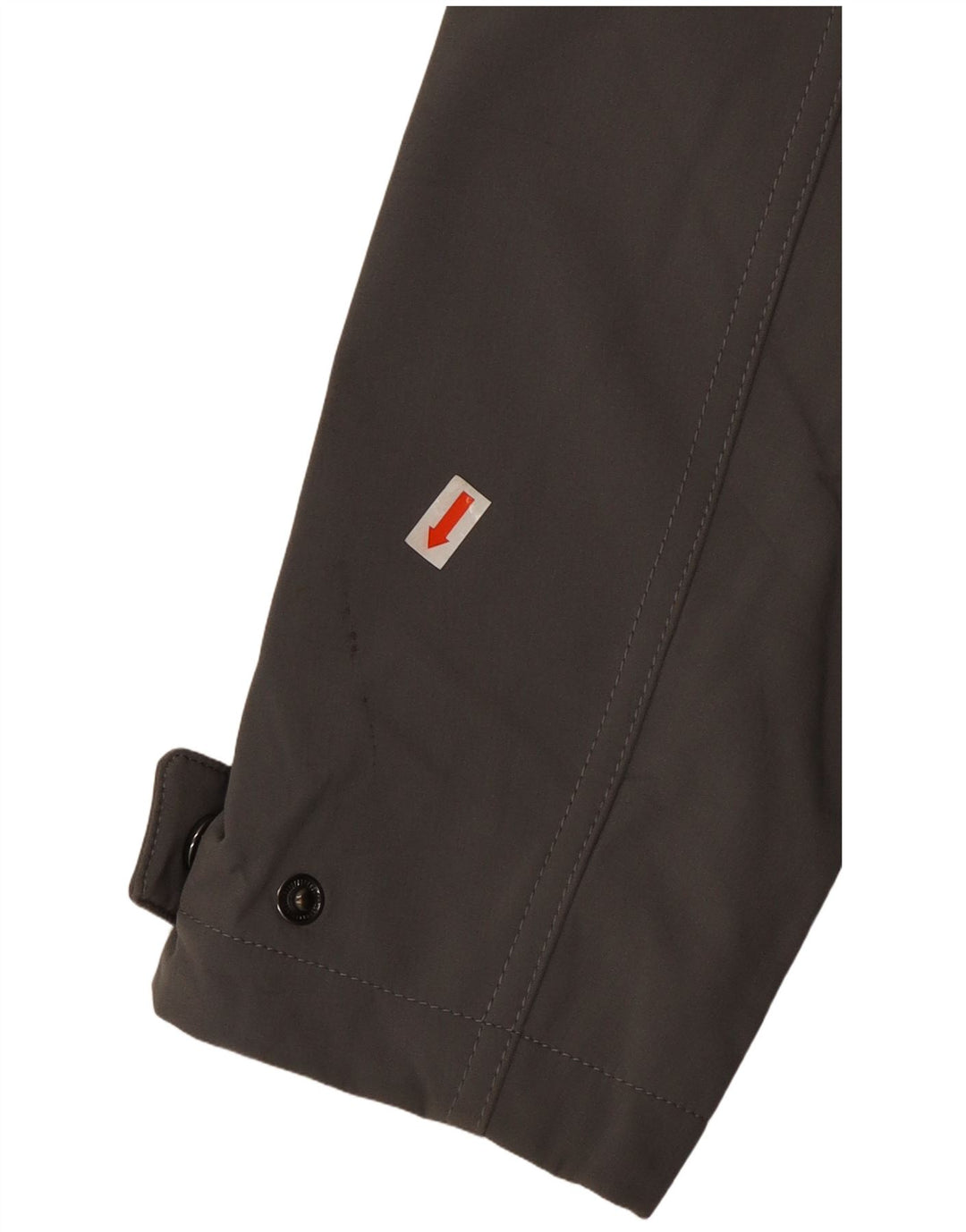 CALVIN KLEIN Chaqueta cortavientos con capucha para mujer UK 6 XS Poliéster gris