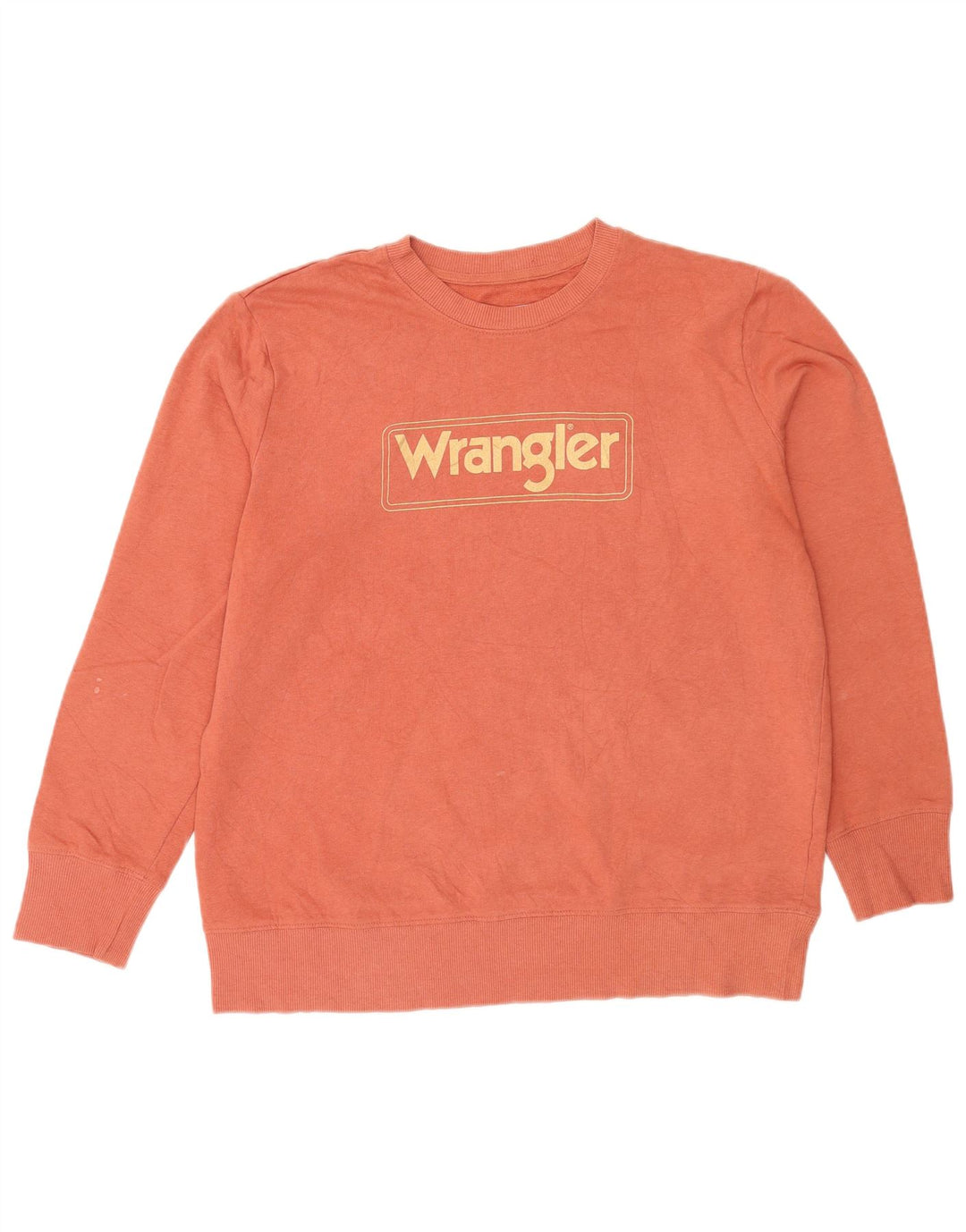 Wrangler Sudadera Gráfica para Hombre Jumper Large Naranja