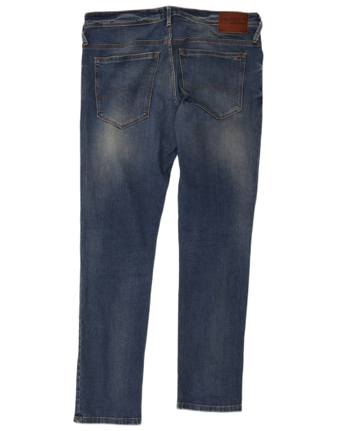 Tommy Hilfiger Vaqueros ajustados para hombre W34 L32 Algodón azul