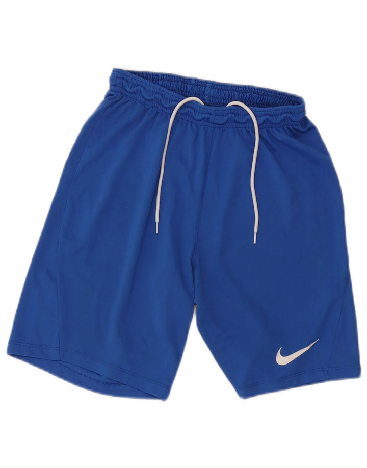Nike - Pantalones cortos deportivos para hombre, talla pequeña, poliéster azul
