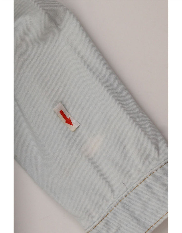Levi's Chaqueta vaquera corta para mujer Reino Unido 12 Algodón azul medio