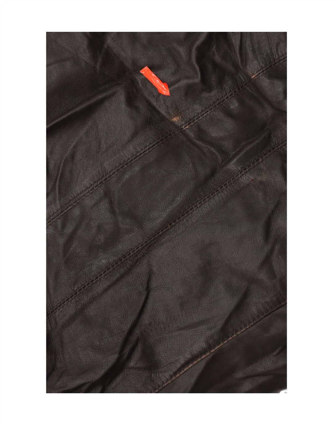 IANNALFO & SGARIGLIA Mens Leather Jacket IT 50 Large Brown Leather Vintage Iannalfo & Sgariglia and Second-Hand Iannalfo & Sgariglia from Messina Hembry 