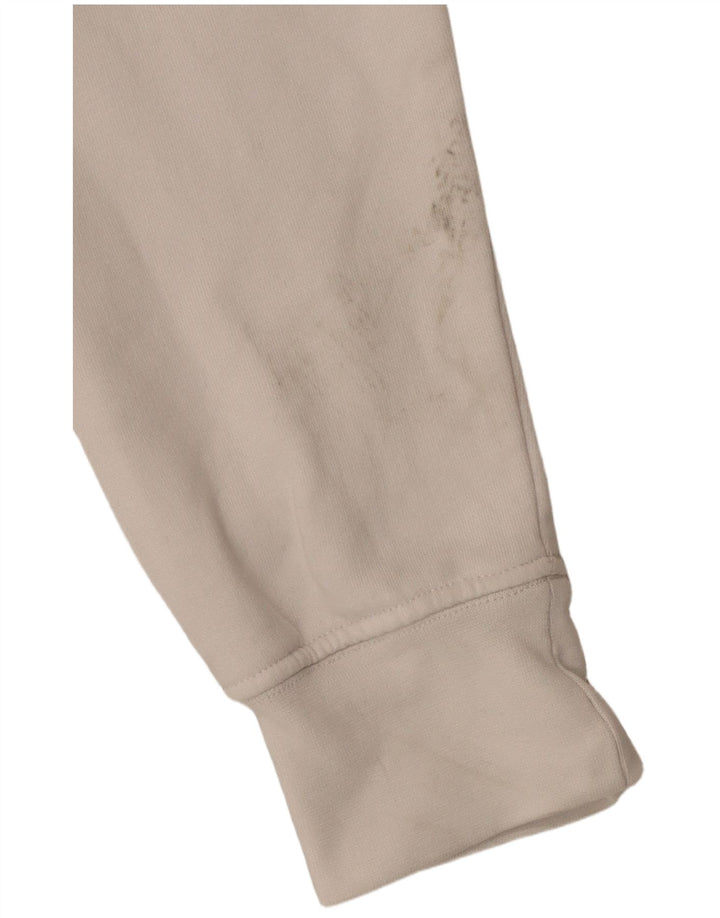FILA Jersey con capucha gráfica para hombre Algodón blanco mediano