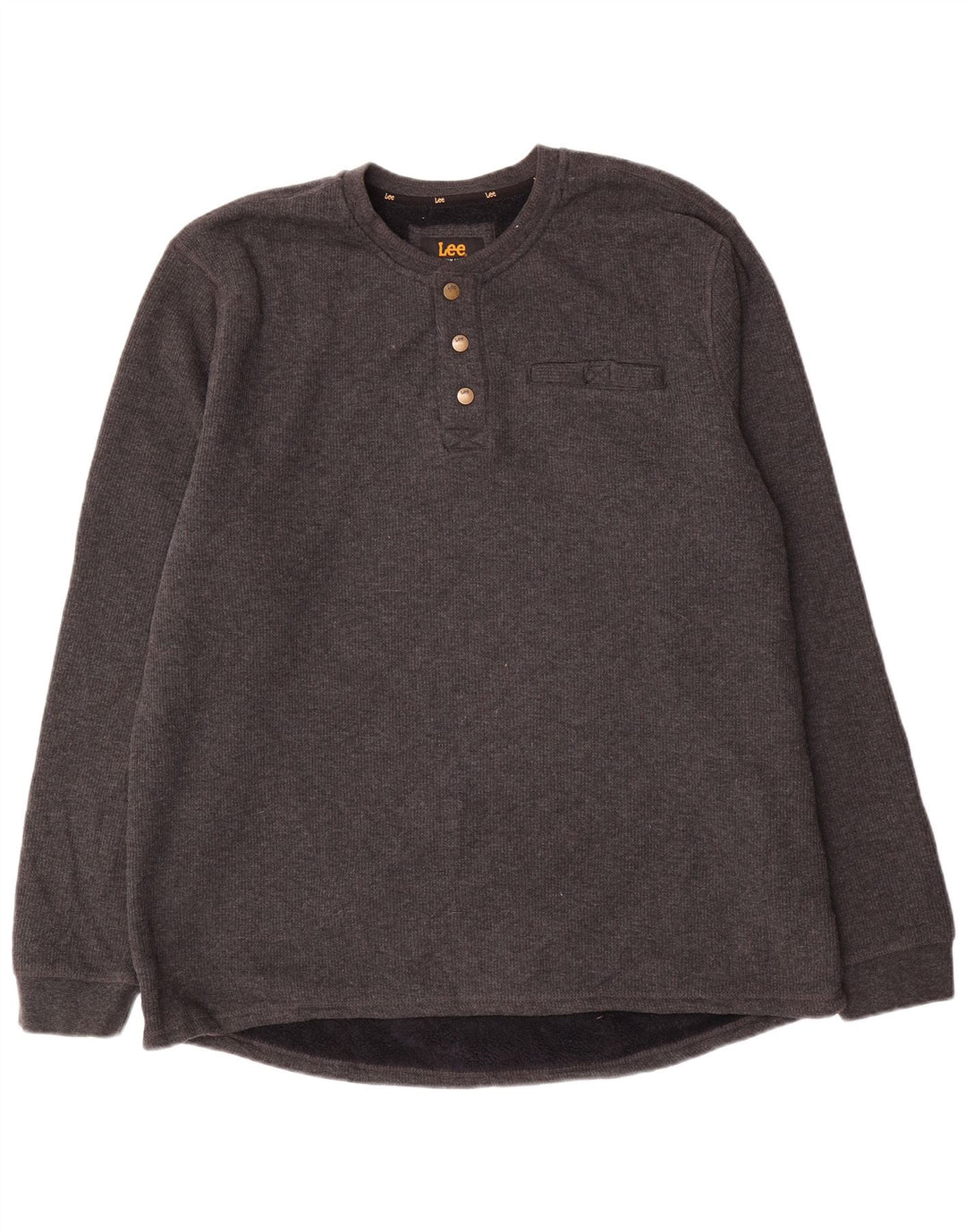 Lee Sudadera Regular Fit Jumper XL De Algodón Moteado Gris Hombre